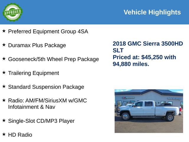 Used 2018 GMC Sierra 3500 SLT w/ Duramax Plus Package video 2