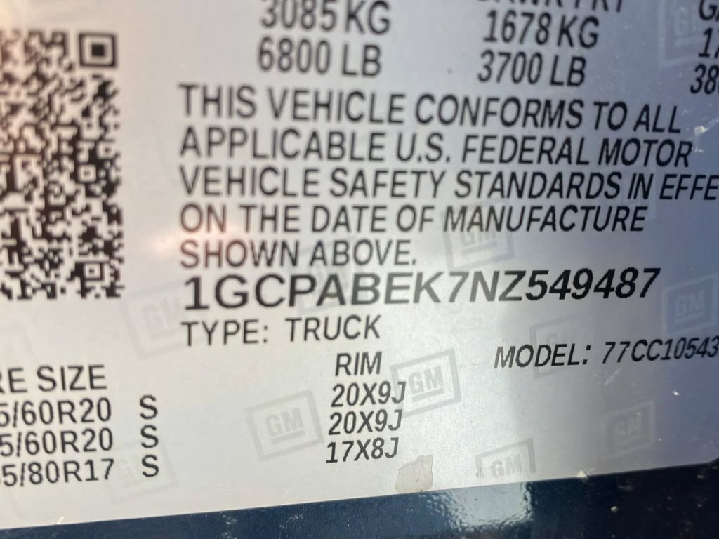 Used 2022 Chevrolet Silverado 1500 Custom RWD image 26