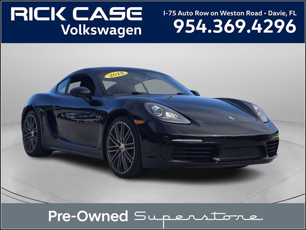 Used 2018 Porsche 718 Cayman S image 1