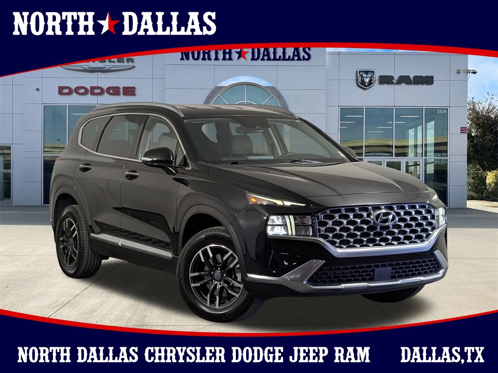 Used 2021 Hyundai Santa Fe Blue image 1