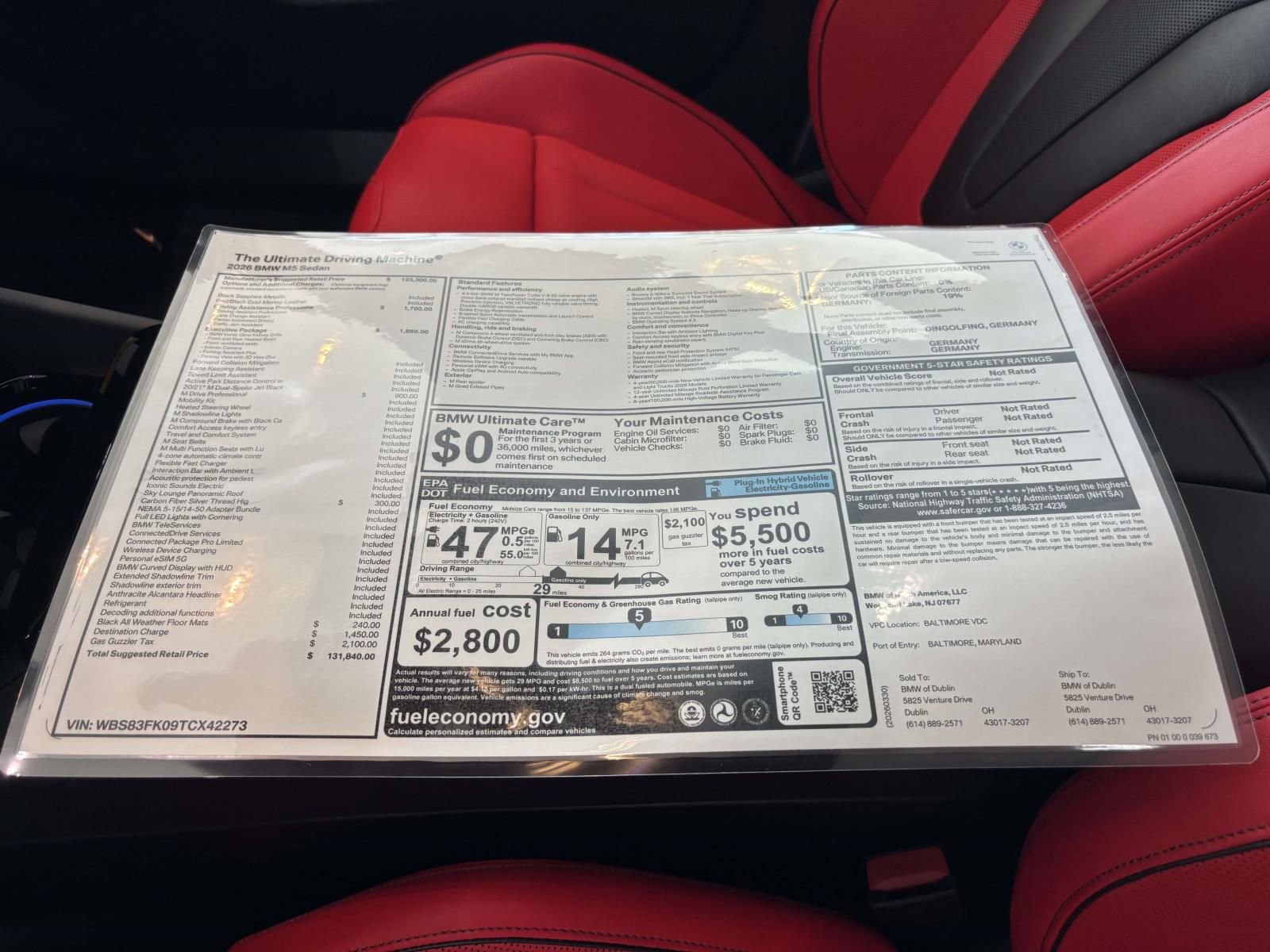 New 2026 BMW M5 w/ Executive Package AWD/4WD image 32