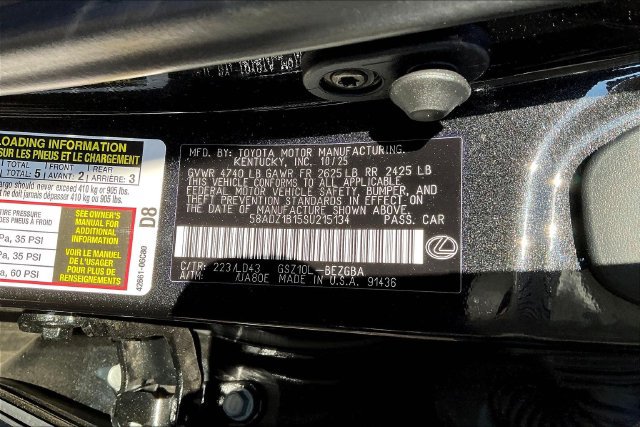 Certified 2025 Lexus ES 350 w/ Premium Package FWD image 4