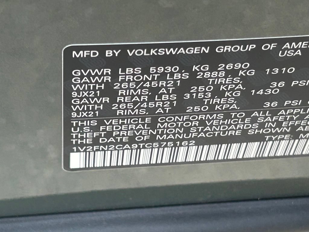New 2026 Volkswagen Atlas SEL Premium R-Line AWD/4WD image 60