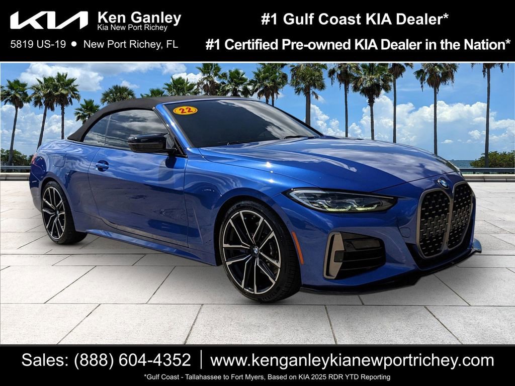 Used 2022 BMW M440i Convertible w/ Premium Package image 1