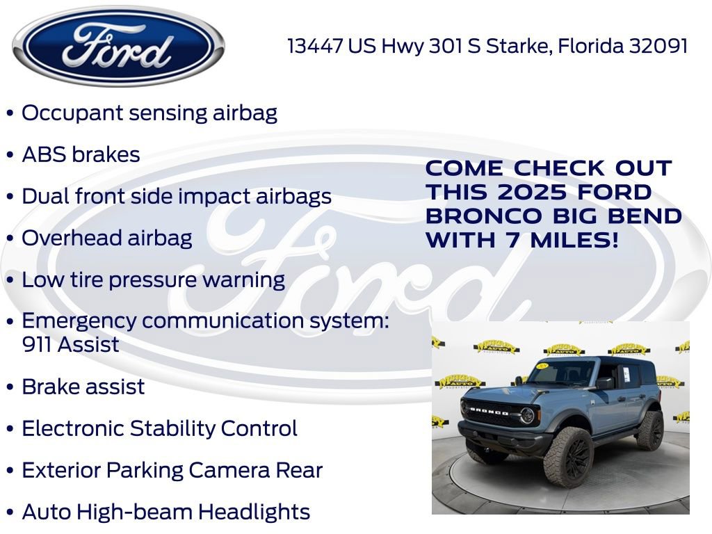 New 2025 Ford Bronco Big Bend image 30