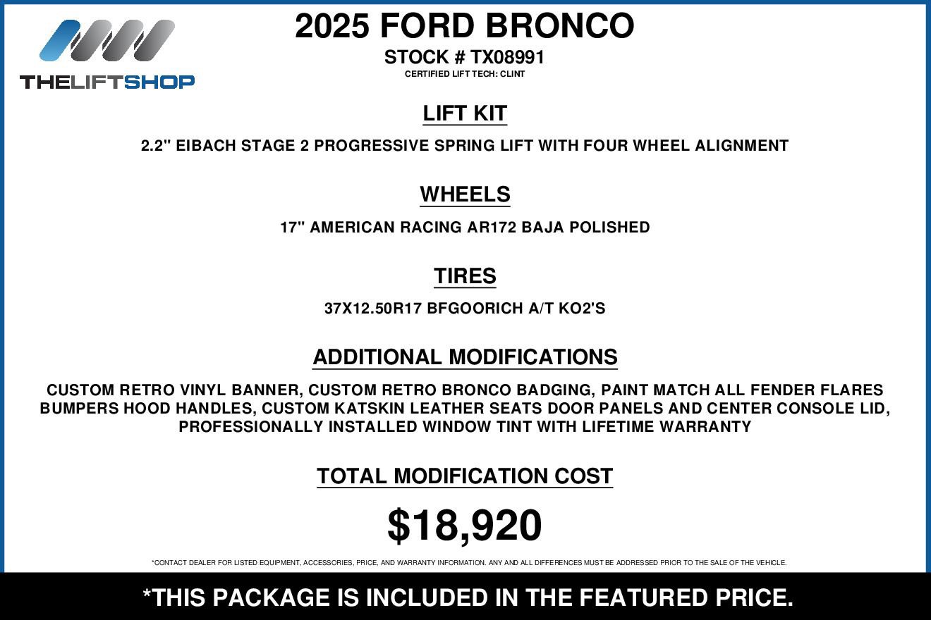 Used 2025 Ford Bronco Heritage Edition image 2