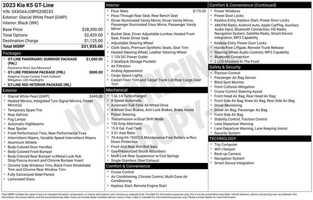 Used 2023 Kia K5 GT-Line image 27