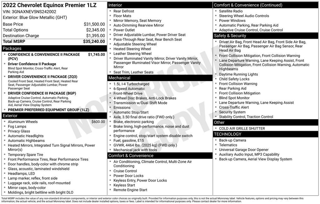 Used 2022 Chevrolet Equinox Premier video 4