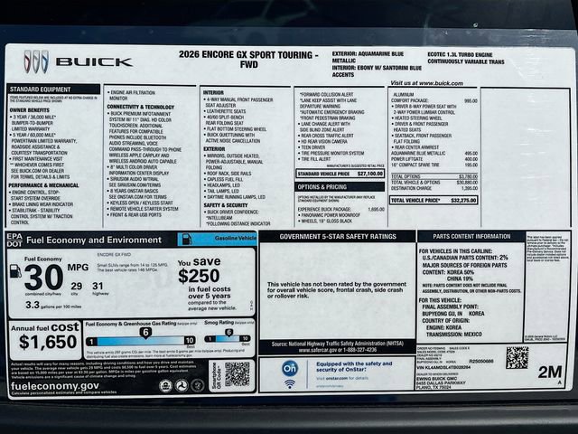 New 2026 Buick Encore GX Sport Touring w/ Comfort Package image 21