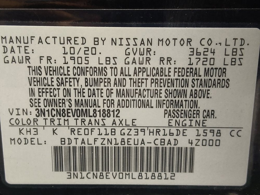 Used 2021 Nissan Versa SV FWD image 33
