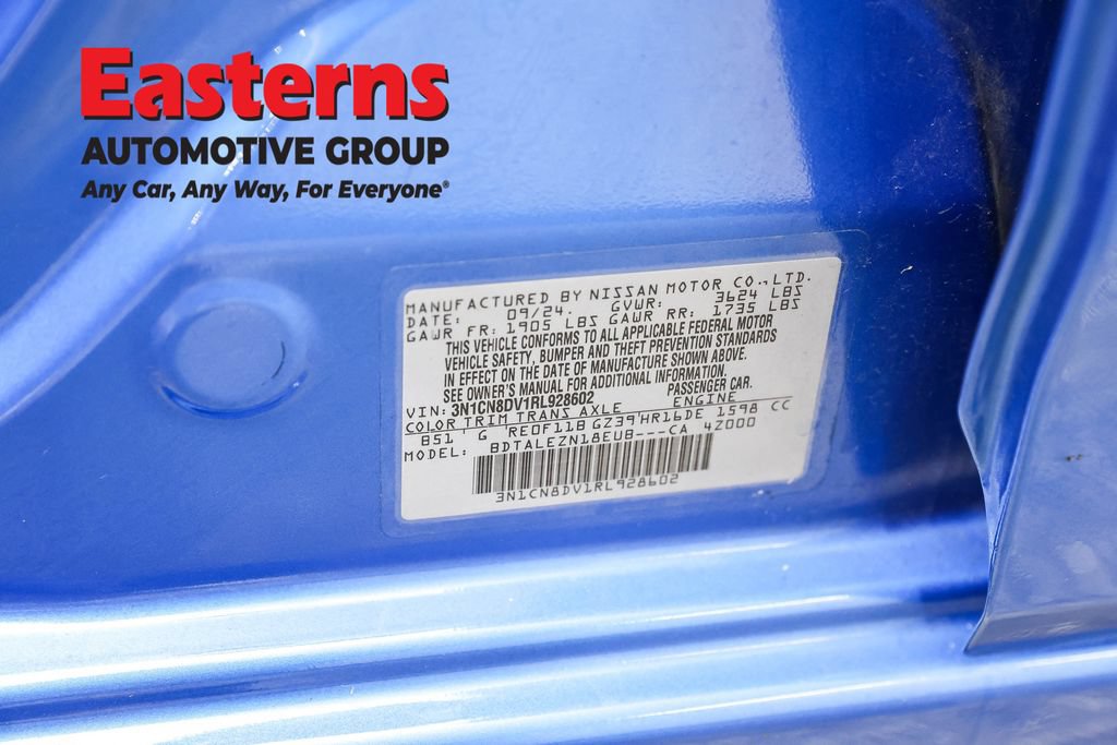 Used 2024 Nissan Versa S w/ Trunk Package FWD image 33