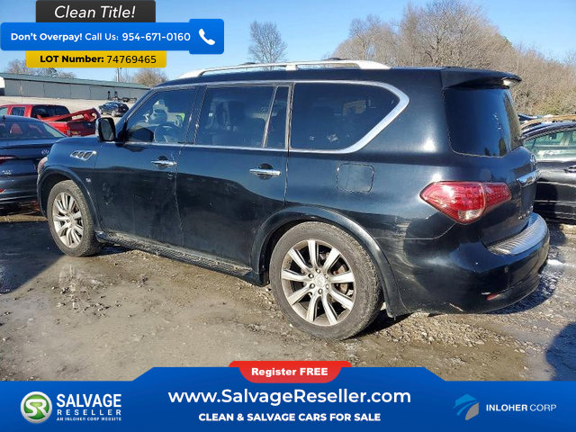 Used 2014 INFINITI QX80 4WD w/ Deluxe Touring Package image 3