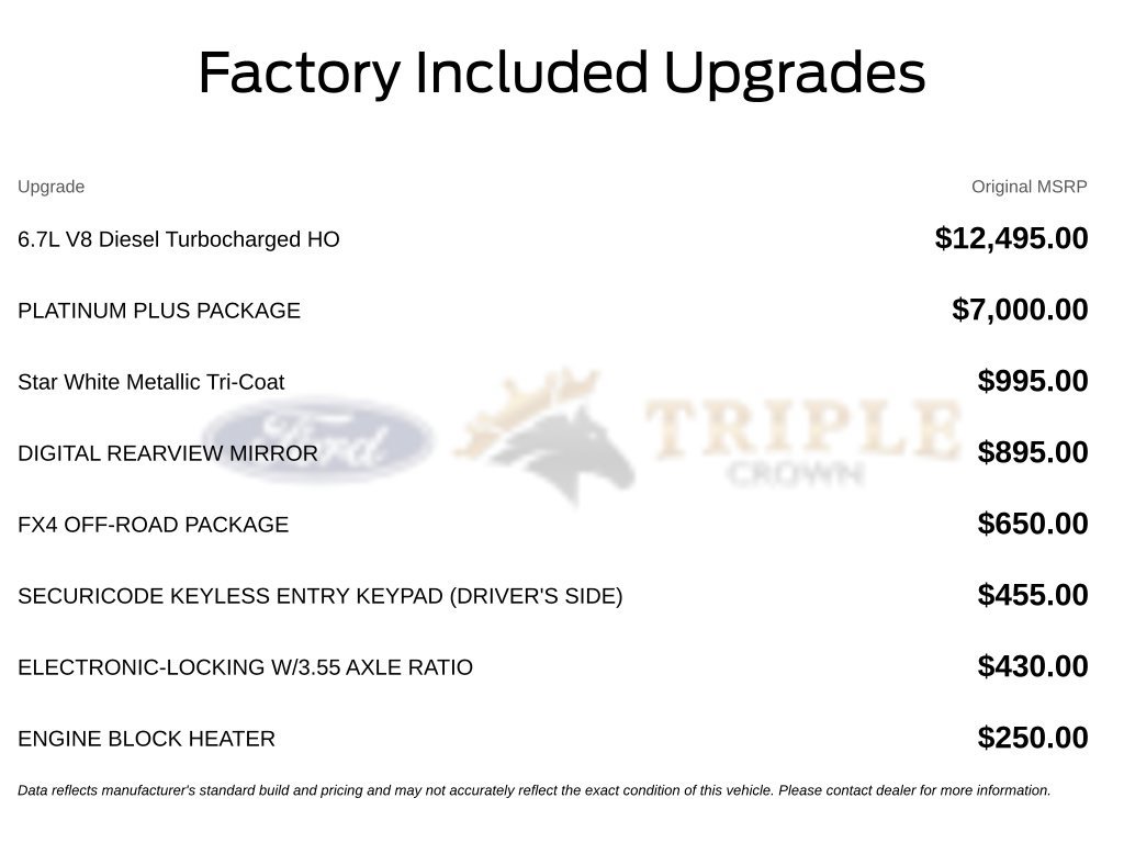 New 2027 Ford F350 Platinum w/ Platinum Plus Package AWD/4WD image 11