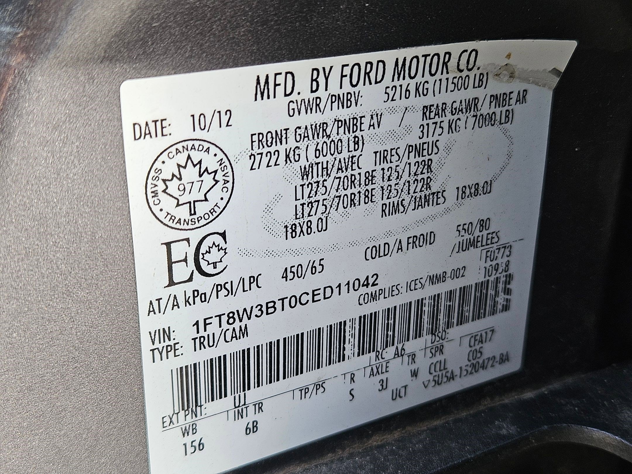 Used 2012 Ford F350 Lariat w/ Chrome Pkg AWD/4WD image 35