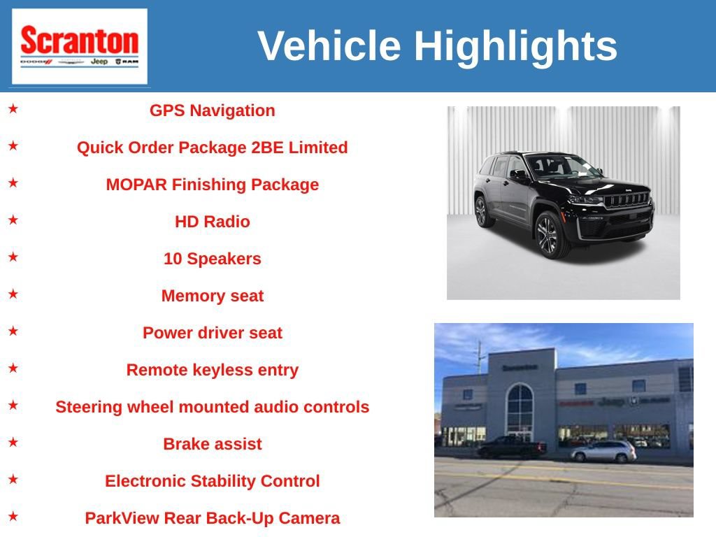 New 2027 Jeep Grand Cherokee Limited w/ MOPAR Finishing Package AWD/4WD image 6