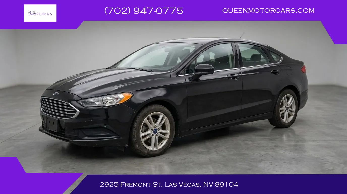 Used 2018 Ford Fusion SE w/ Fusion SE Technology Package FWD image 1