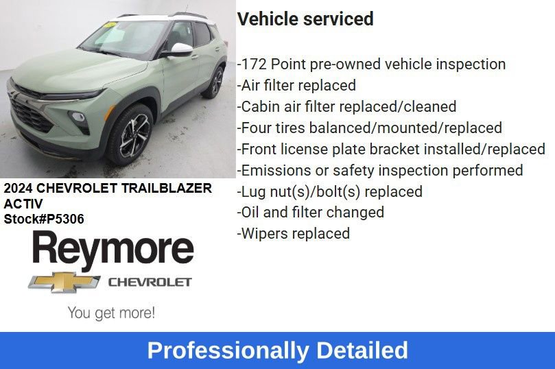 Used 2024 Chevrolet TrailBlazer ACTIV w/ Convenience Package AWD/4WD image 52
