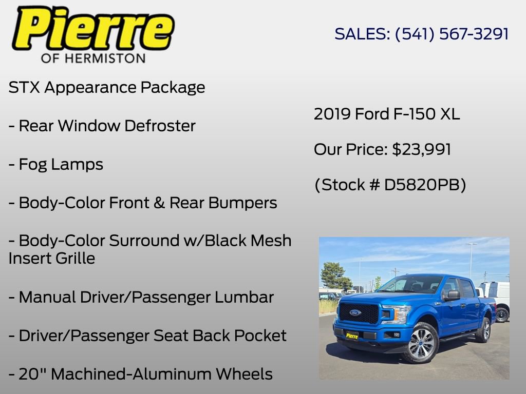 Used 2019 Ford F150 XL w/ Equipment Group 101A Mid AWD/4WD image 12