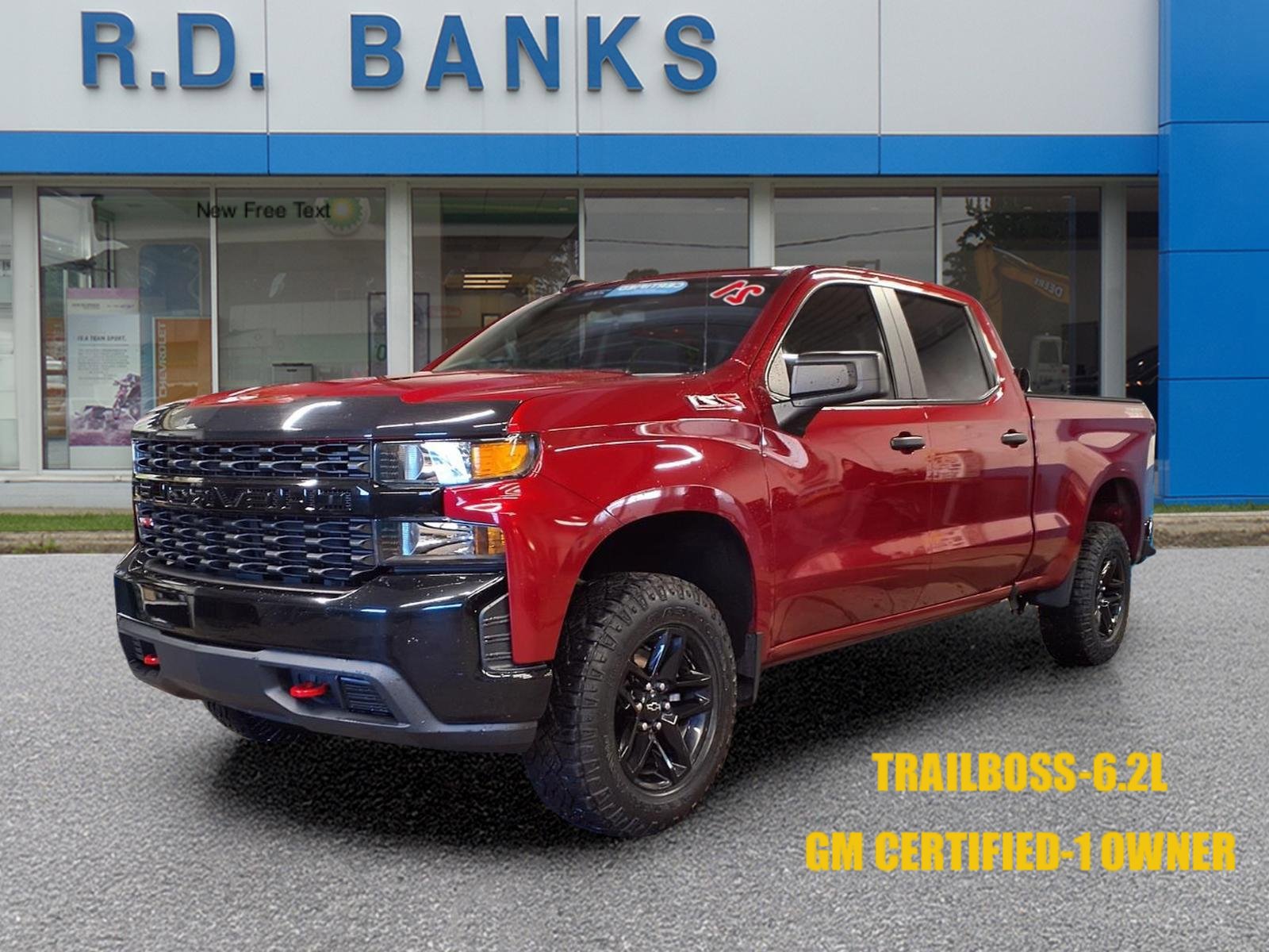 Certified 2021 Chevrolet Silverado 1500 Custom Trail Boss