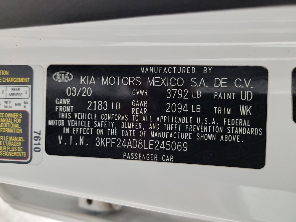 Used 2020 Kia Forte LXS FWD image 33