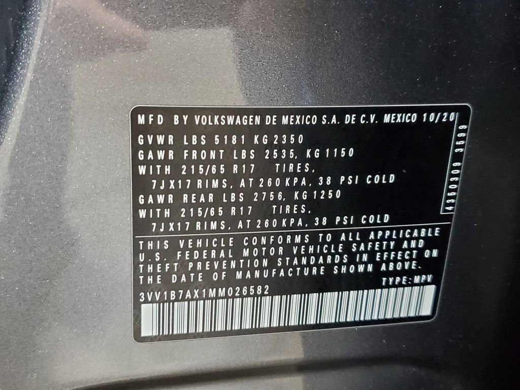 Used 2021 Volkswagen Tiguan S image 39