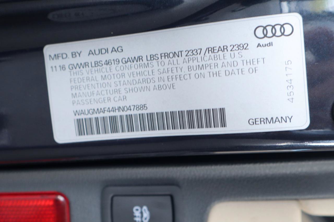 Used 2017 Audi A4 2.0T Ultra Premium w/ Convenience Package FWD image 44