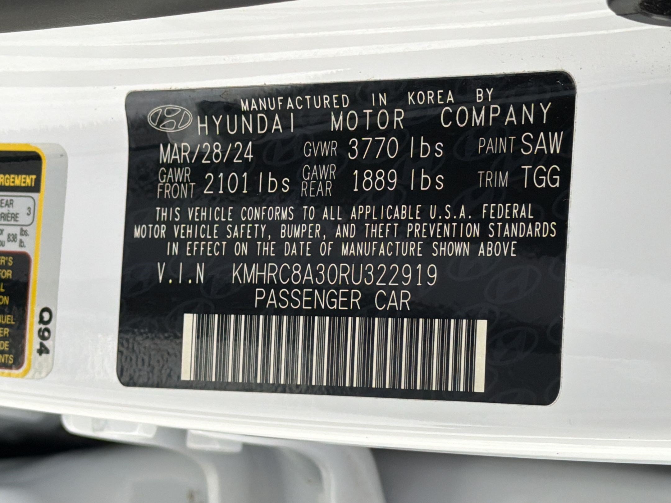 Used 2024 Hyundai Venue SEL FWD image 25