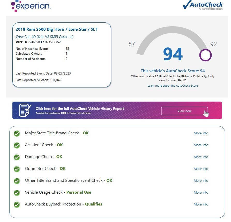 Used 2018 RAM 2500 Big Horn w/ Sport Appearance Group image 27