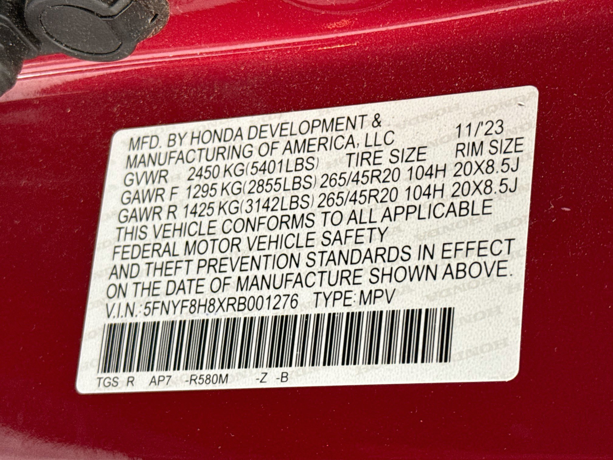 Certified 2024 Honda Passport Black Edition image 33