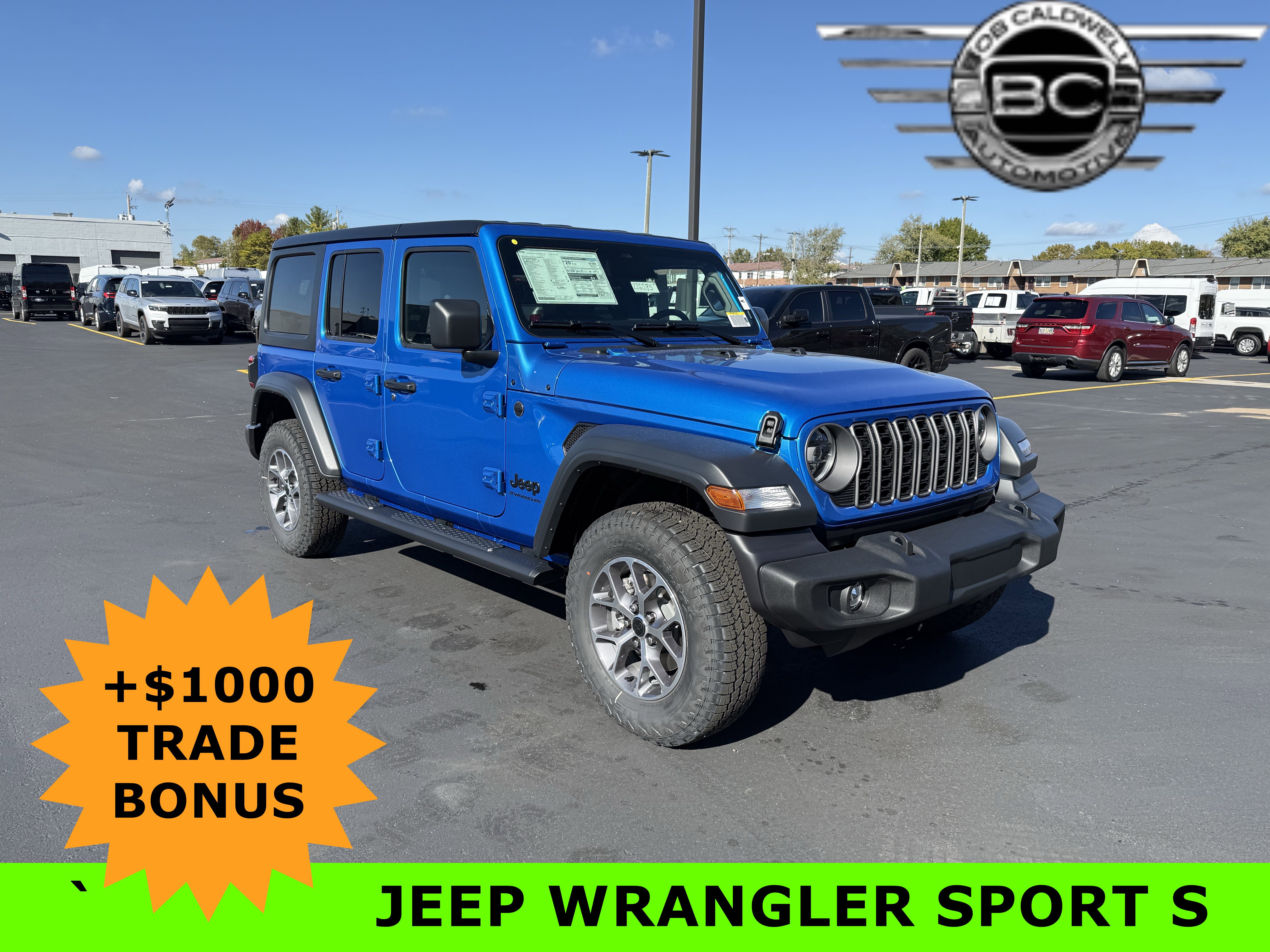 New 2026 Jeep Wrangler Sport S