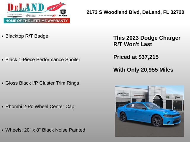 Used 2023 Dodge Charger R/T w/ Blacktop Package RWD image 18
