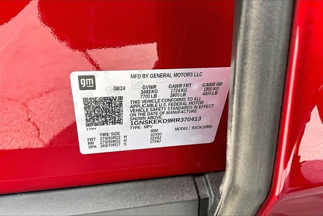 Certified 2024 Chevrolet Suburban RST w/ Luxury Package image 26