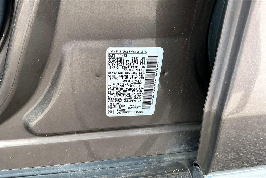 Used 2014 Nissan Murano SL w/ Navigation Package image 6