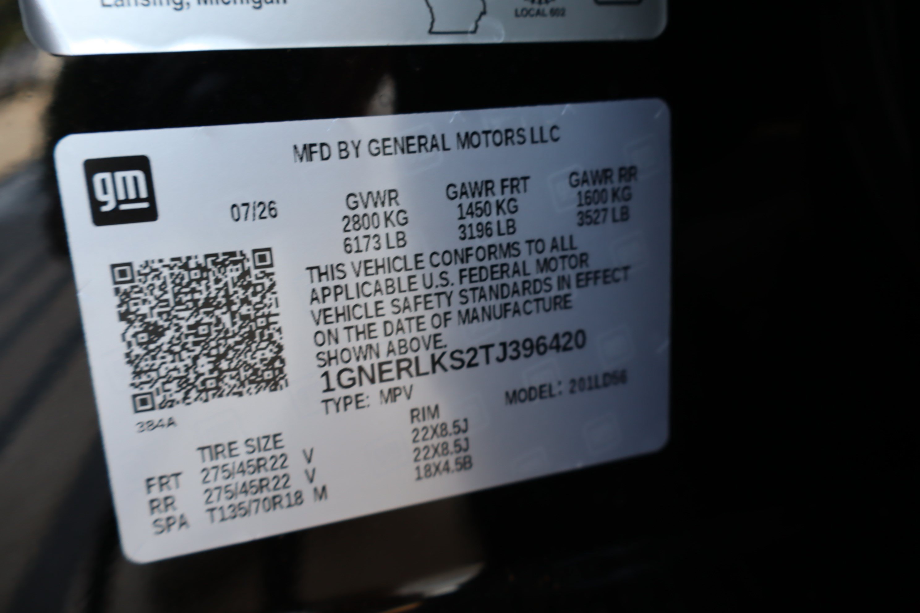 New 2026 Chevrolet Traverse RS w/ LPO, Floor Liner Package FWD image 27