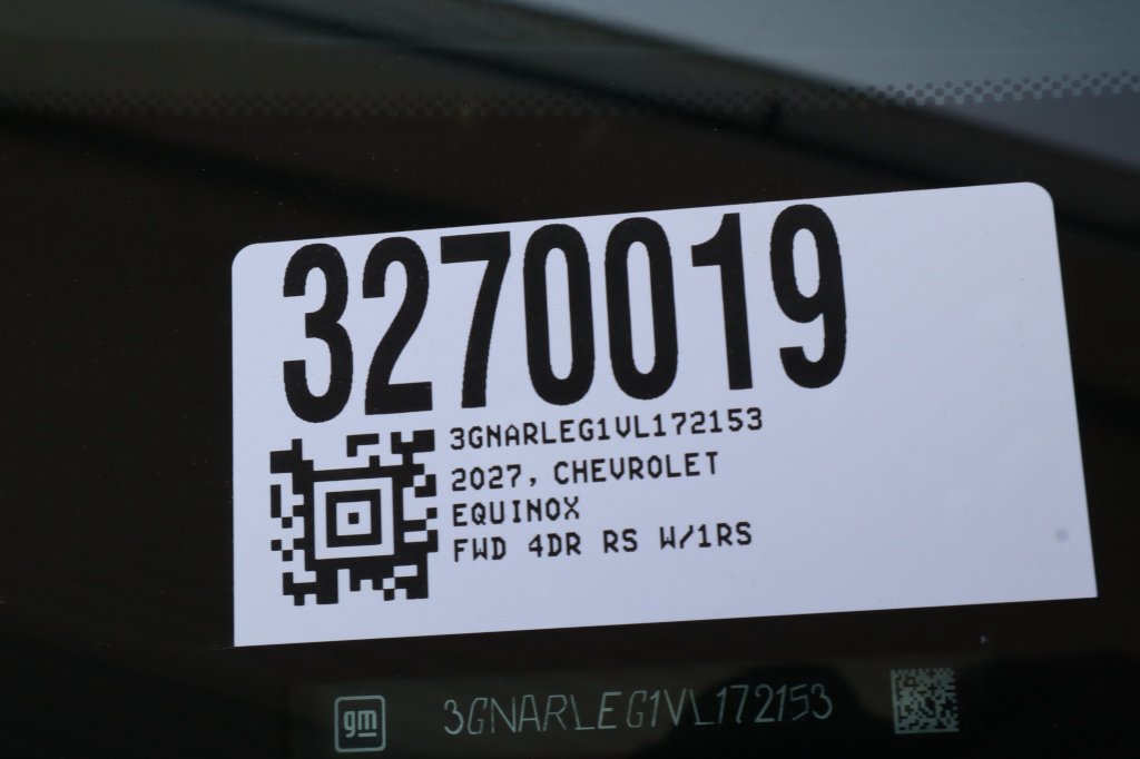 New 2027 Chevrolet Equinox RS w/ Safety and Technology Package FWD image 30