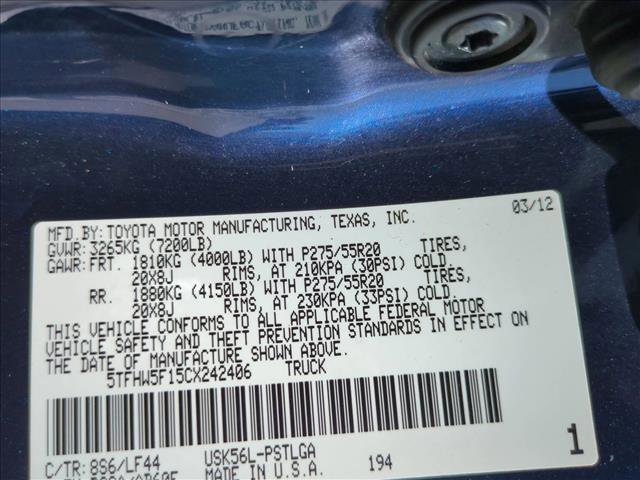 Used 2012 Toyota Tundra Limited w/ Memory Pkg AWD/4WD image 15