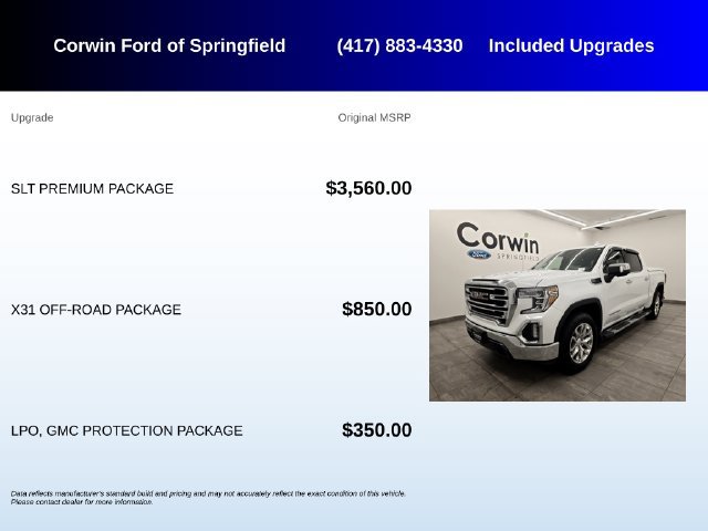 Used 2019 GMC Sierra 1500 SLT w/ SLT Premium Package AWD/4WD image 5