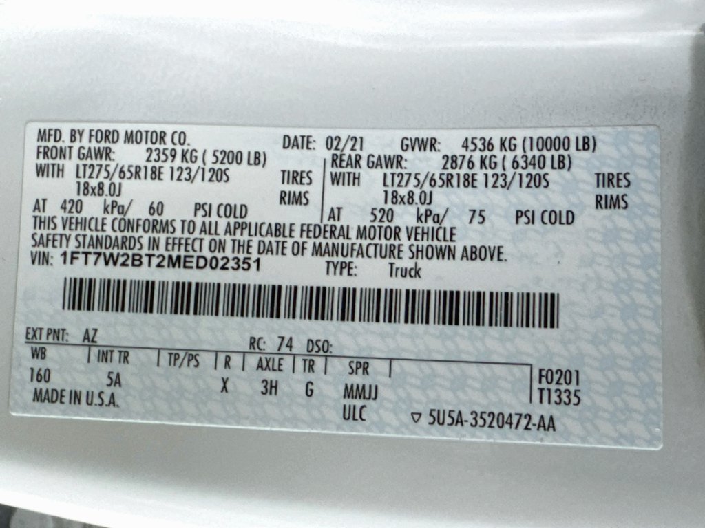 Used 2021 Ford F250 Lariat w/ Chrome Package AWD/4WD image 34