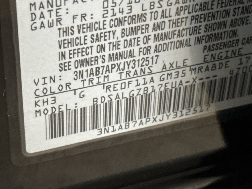 Used 2018 Nissan Sentra SL FWD image 29