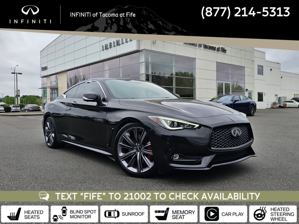 Used 2022 INFINITI Q60 Red Sport 400 w/ Cargo Package RWD image 1