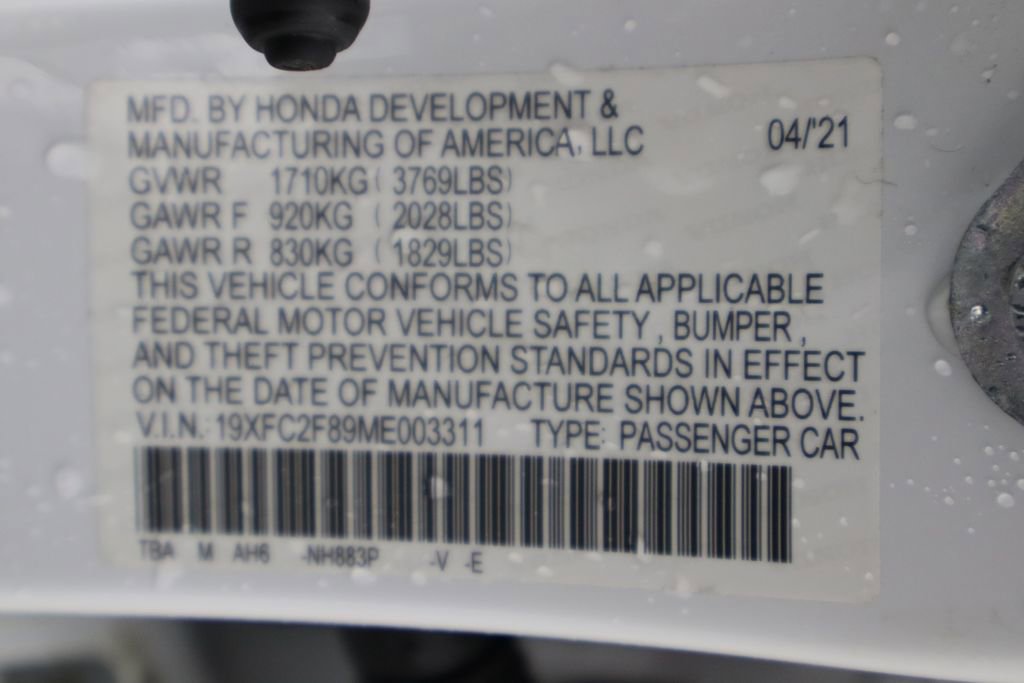 Used 2021 Honda Civic Sport image 36