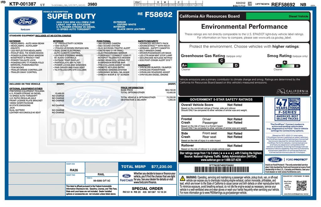 Used 2024 Ford F250 Lariat AWD/4WD image 2