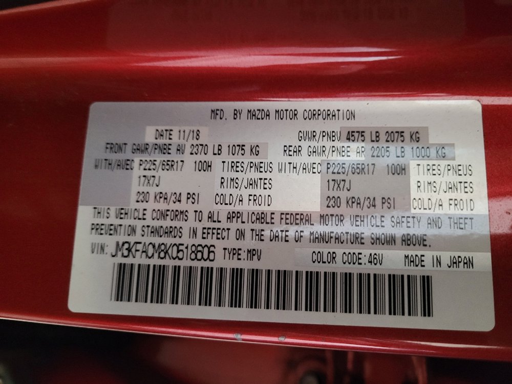 Used 2019 MAZDA CX-5 Touring image 33