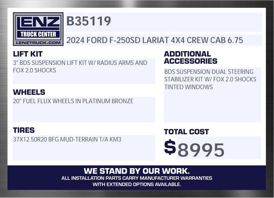 Used 2024 Ford F250 Lariat w/ Black Appearance Package AWD/4WD image 2