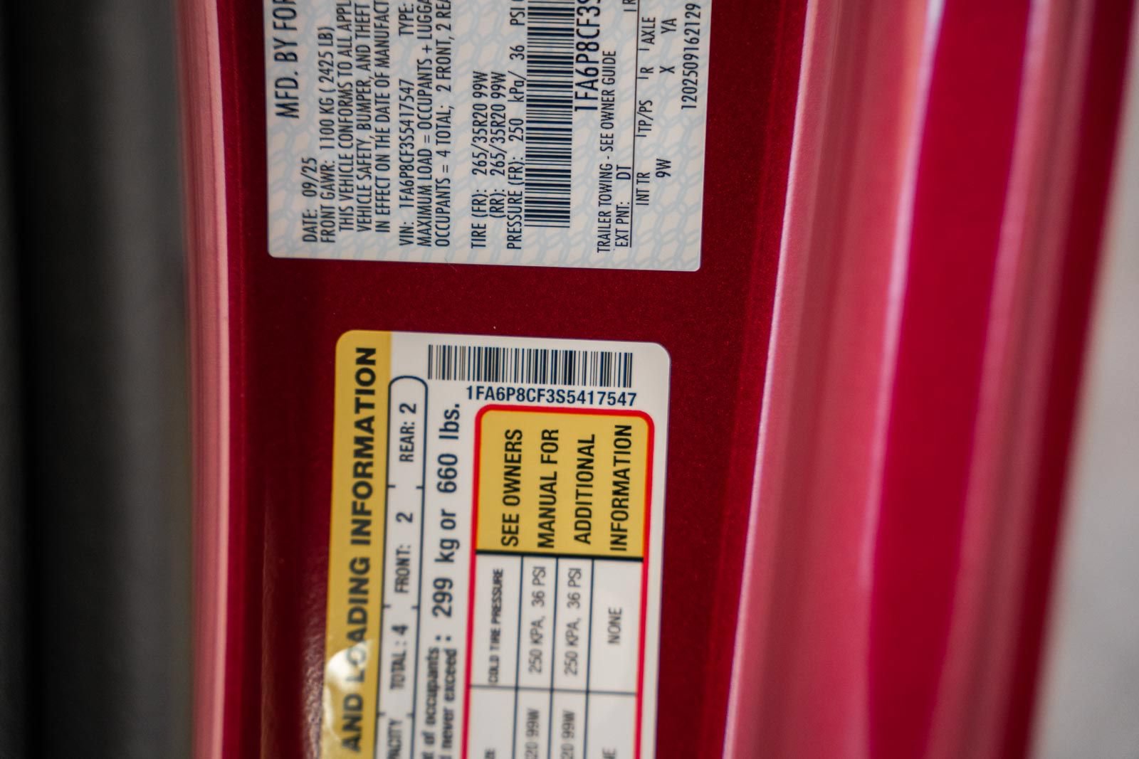 Certified 2025 Ford Mustang GT Premium RWD image 37