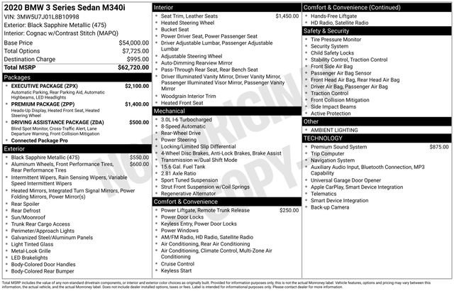 Used 2020 BMW M340i w/ Executive Package image 27