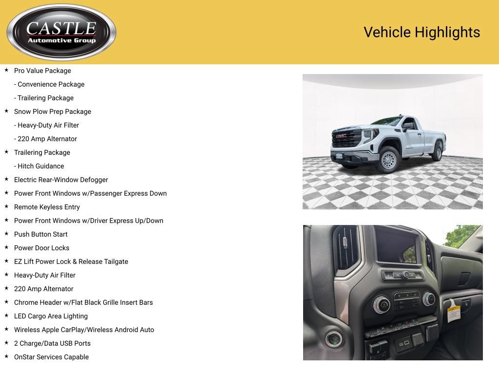 Used 2025 GMC Sierra 1500 Pro w/ Pro Value Package AWD/4WD image 7