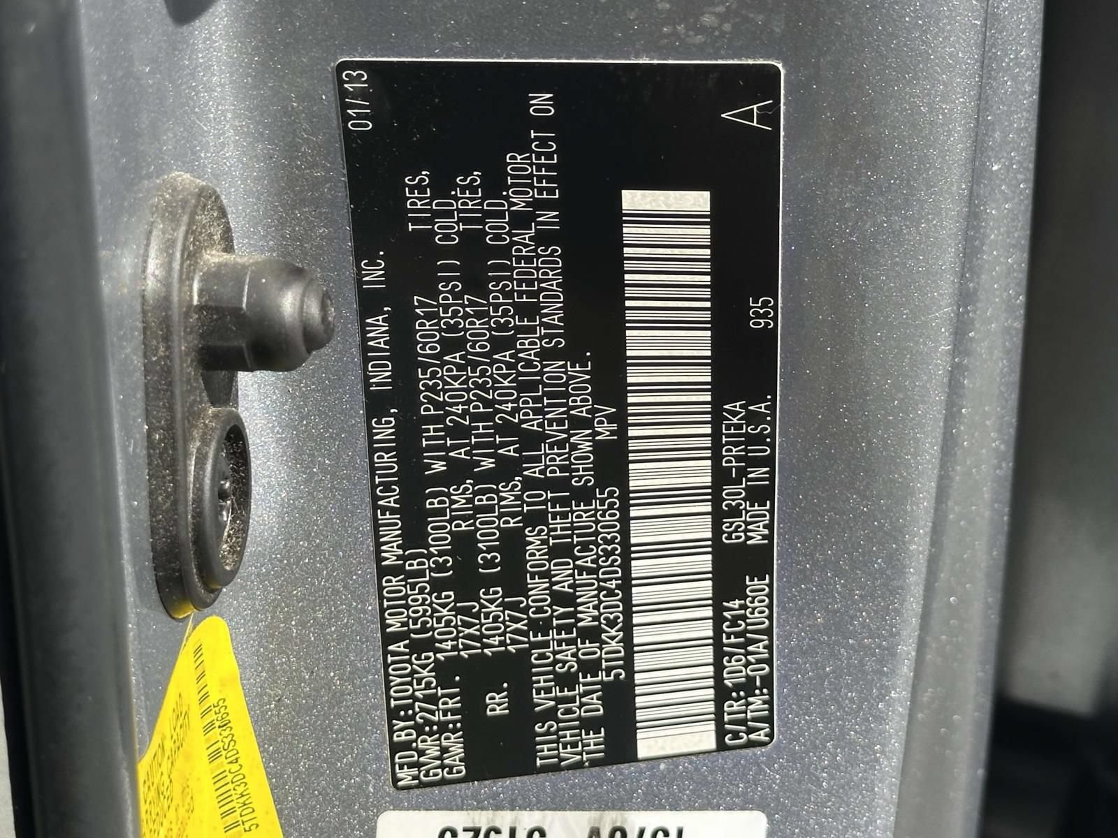 Used 2013 Toyota Sienna LE w/ Towing Pkg FWD image 30