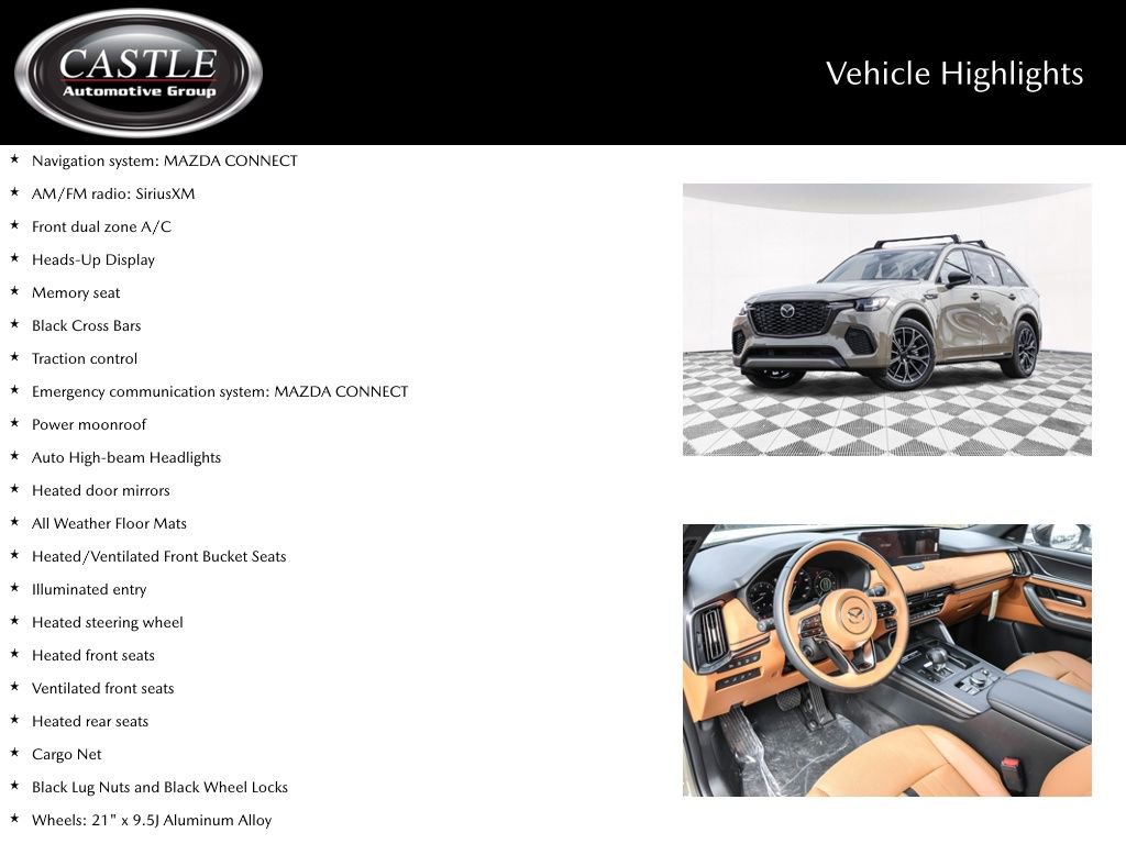 New 2026 MAZDA CX-70 3.3 Turbo S w/ Premium Plus AWD/4WD image 4