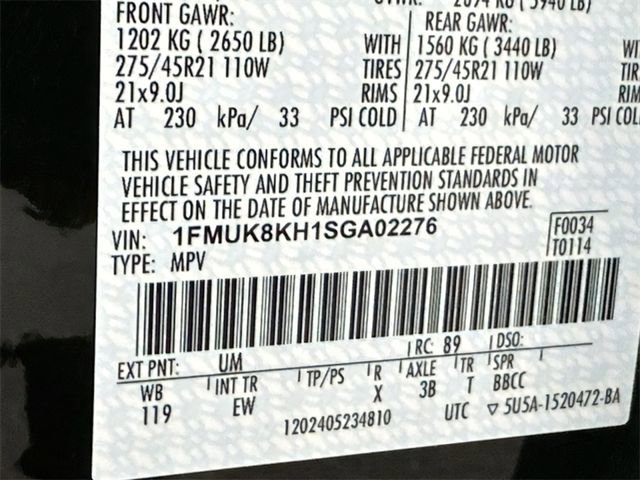 Used 2025 Ford Explorer ST-Line w/ ST-Line Street Pack image 30